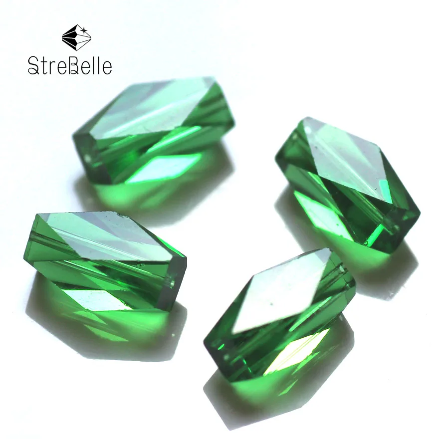 

New elegant crystal fashion diy jewelry 8x4mm square shape faceted glass crystal beads create your style