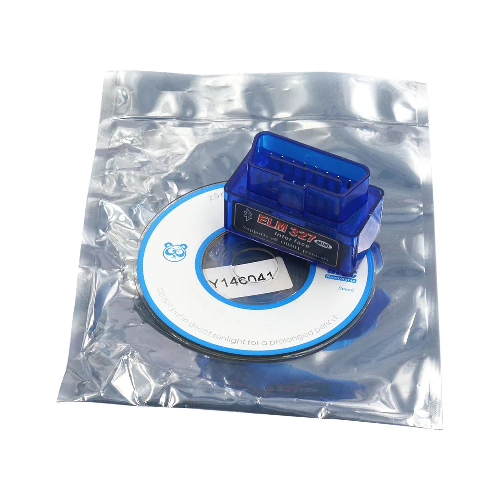 Высокое качество PIC1825K80 чип Супер Мини ELM327 V1.5 Bluetooth двойная плата OBD2 диагностический инструмент ELM 327 V1.5 для OBDII протоколов