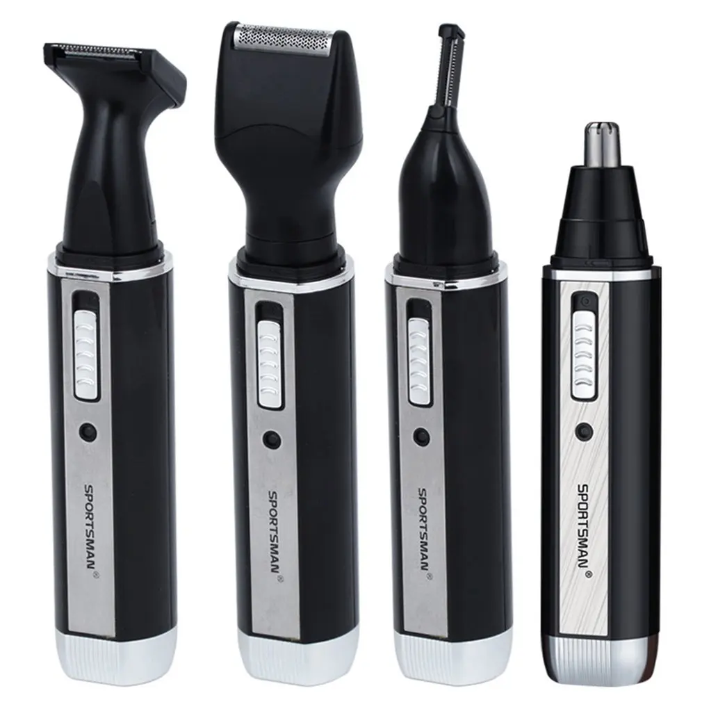 

SPORTSMAN 4 in 1 Electric Multifunction Shaving Tools Set Men Ear Nose Hair Eyebrow Trimmer Rechargeable Sideburns Trimming