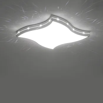 

Modern Led Ceiling Lamp With Remote Control lustre Bedroom Living Room Lights White Decor Home Lighting Fixture Metal 110-220V