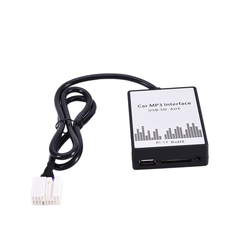 

Car Mp3 music Adapter USB SD AUX Car Digital CD changer for Mazda 2 3 5 6 SPD CX7 RX8 MPV interface auto parts Car Accessories