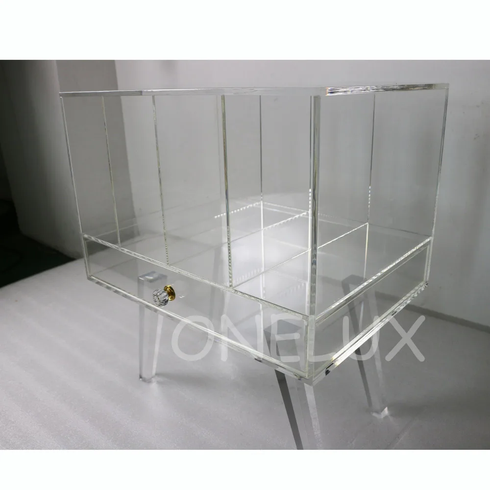 Sale High Transparency Nightstand,Clear Acrylic book case,Lucite bedside drawer table - 51W36D60H CM 4 Sale High Transparency Nightstand,Clear Acrylic book case,Lucite bedside drawer table - 51W36D60H CM 4