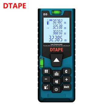 

DTAPE laser distance meter 40M 60M 80M 100M 120M rangefinder laser tape range finder build measure device ruler test tools