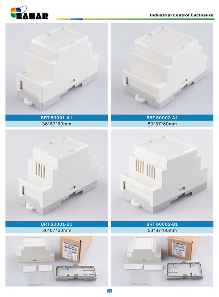 Bahar корпус огнестойкий пластиковый материал промышленный корпус управления 1 шт. 36 мм* 87 мм* 60 мм BRT80001