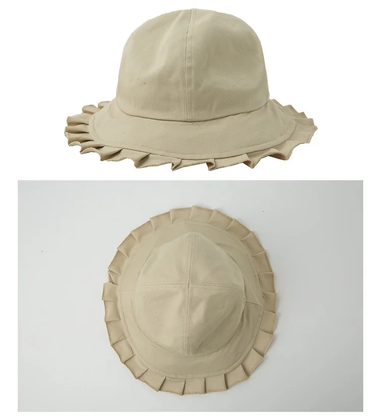 Большая шляпа для девочек, сердце, лист лотоса, рыбак, Женская Летняя шляпка, шляпа от солнца, простая шапочка для бассейна