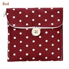 1/2 шт. a19 Портативный в горошек Transer лучший подарок для девочки, хлопковый подгузник сумка для гигиенических прокладок упаковка дорожные органайзеры сумка для покупок