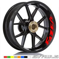 Estilo da motocicleta roda hub pneu reflexivo adesivo carro decorativo listra decalque para yamaha fz6 fazer fz6r fz8 fz1 fazer FZ-07