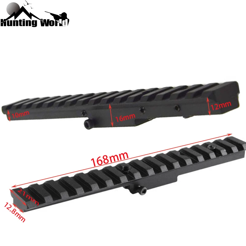 التكتيكي الصيد mosin nagant M44 m91/30 M38 M39 الأعلى picatinny السكك نطاق جبل مع 16 فتحات لل الخلفية البصر نطاق جبل قاعدة