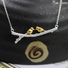 2015 New 925 Sterling Silver Chicken Necklaces & Pendants Pure Sterling Silver Choker Necklace Jewellery Collar Colar de Plata