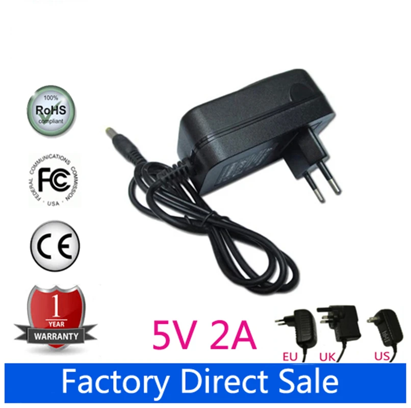 5V 2A USB Charger Power Supply Cable For Foscam Camera FI8909W