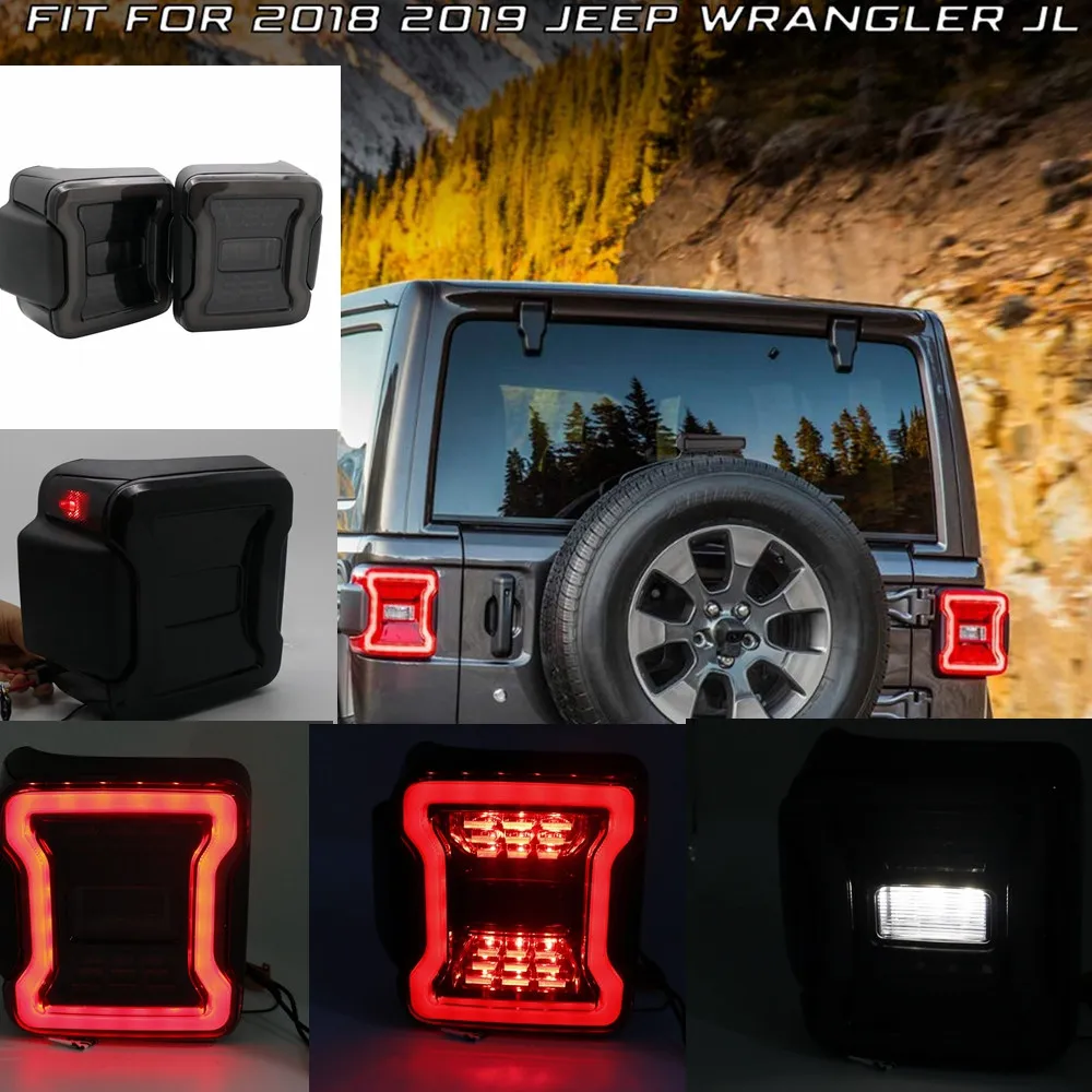 Светодиодный реальные светильник для Jeep Wrangler JL 2018 2019 авто Стайлинг светодиодный