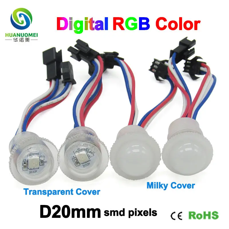 20 шт. ucs1903 мм led rgb пиксельный модуль световая рекламная коробка светодиодный 12 В