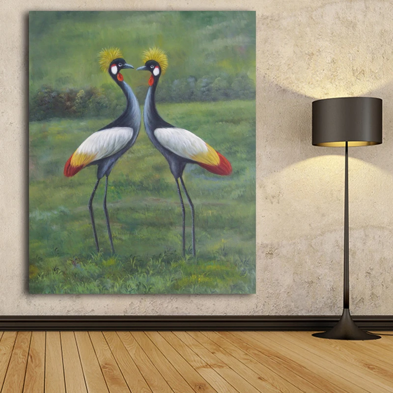 

Canvas Painting Animal Posters and Prints Vintage Birds Abstract Nordic Style Home Decor Wall Art Picture For Living Room Quadro