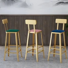 Скандинавский барный стул современный минималистичный Кованое железо стул высокий барный стул стол и стул бар стул высокого стула