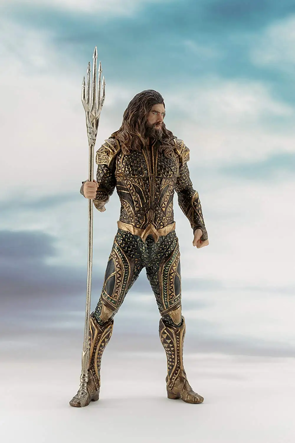 New Comic Film DC Super Hero Statue Justice League Aquaman Orin with Trident Koto Figure Model Toys