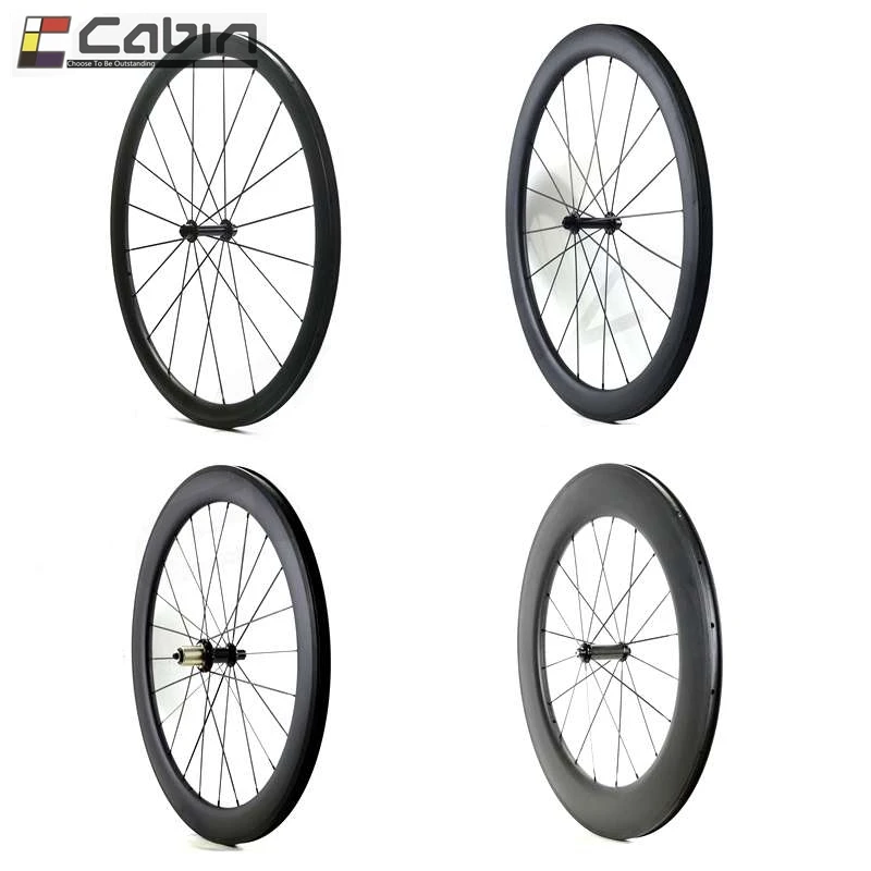 

700C road bike Carbon Wheels, 24/38/50/60/88mm the most durable Tubular Clincher Carbon Wheelset, super light
