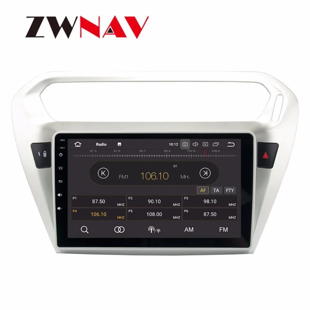 Top 9 " Car DVD Player GPS Navi The Newest Android8.0 7.1 For Peugeot 301 2014-2016 Octa Core 4GB RAM+32GB ROMWIFI GPS Radio Stere 3