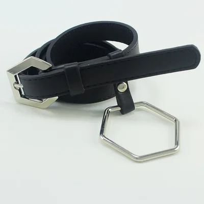 Silver buckle PHOTO3 Корея Япония Лолита Kawaii мягкой сестра Mori Girl персик сердце любовь металлической пряжкой из искусственной кожи Ремни, женские офисные взлетно-посадочной полосы пояса - Цвет: Silver buckle PHOTO3
