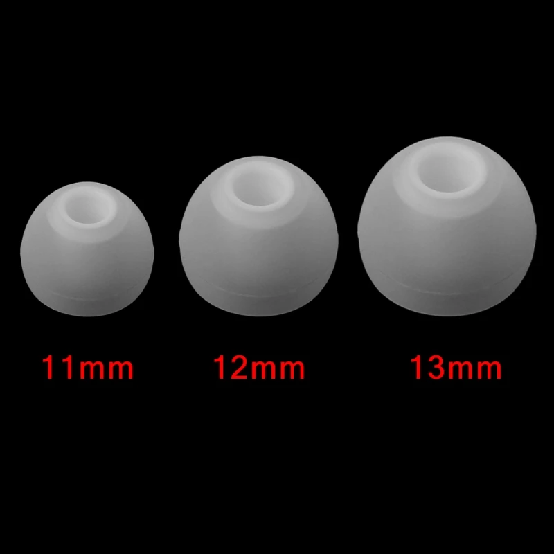 

1 Pair Clear Silicone Earphone Replacement Ear Buds Tips For Phone Headphone