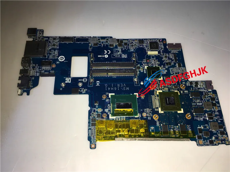 astounding  GENUINE MS-16H4 MS-16H41 Laptop MAINboard For MSI GS60 WS60 WITH I7-4710HQ AND GTX850M 100% TESED O