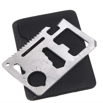 

LargeDHL or Fedex Free shipping multi-function universal knife card tool outdoor camping life-saving card 100pcs