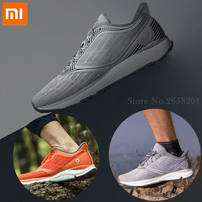 

2019 Xiaomi Amazfit Antelope Light Outdoor Running Shoes Smart Chip Sports Sneakers Waterproof Smart Shoes Lights Sport Shoes