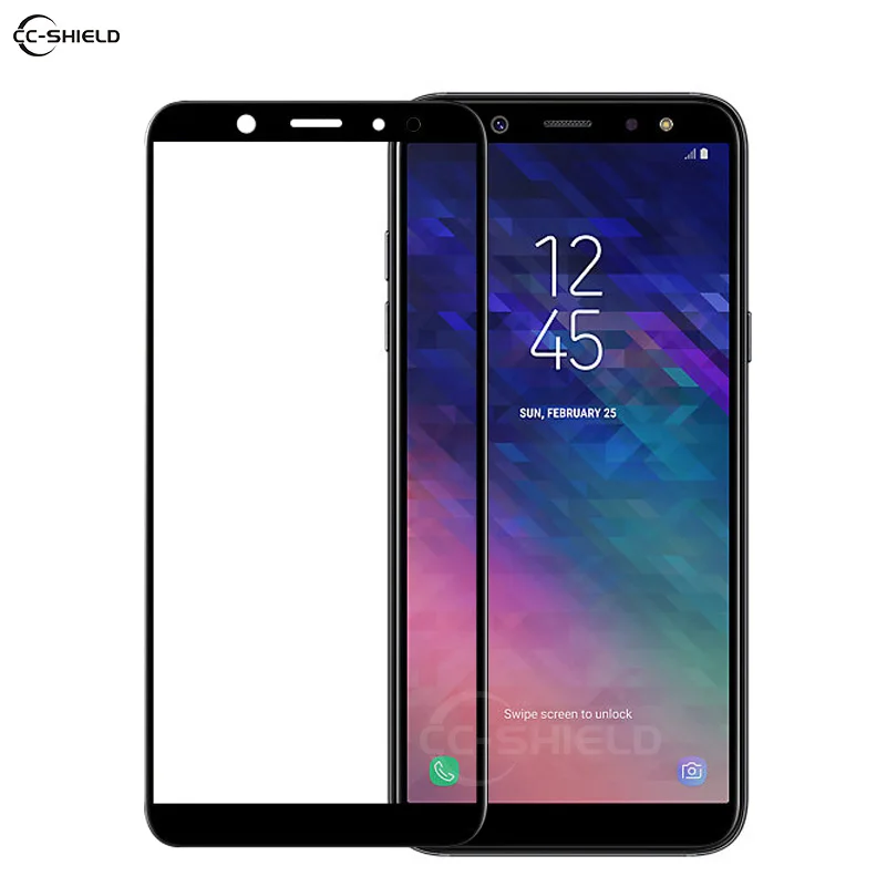 Полное покрытие стекло для Samsung Galaxy A6 A 6 600 2018 A600 SM A600FN/DS A600FN Защитная пленка экрана