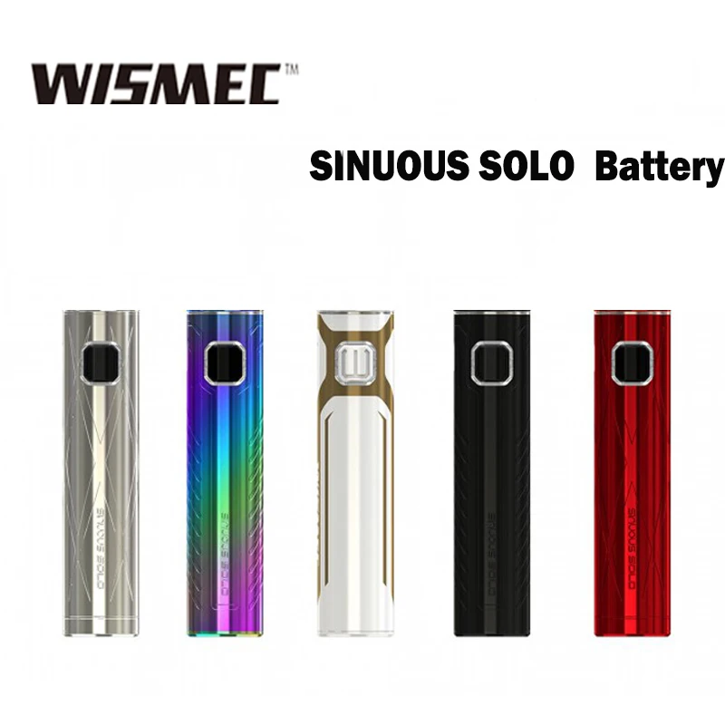Батарея Wismec SOLO 40 Вт работающая от внутреннего аккумулятора 2300 мАч подходит для