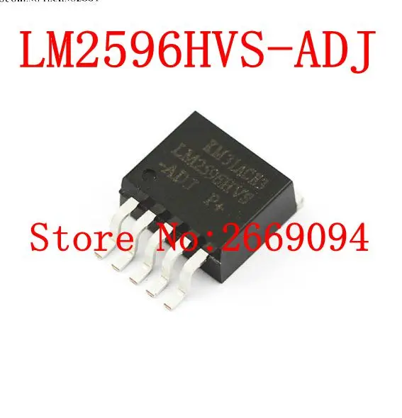 50 pces/100 pces lm2596hv LM2596HVS ADJ a 263 original novo|original ...
