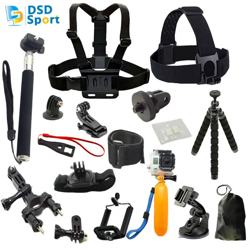 Buy Cheap SAQN for Gopro hero session accessories case for gopro hero 5/4/3+/3/2/1 sjcam sj5000x sj4000 m20 action camera xiaomi yi 4k 06F