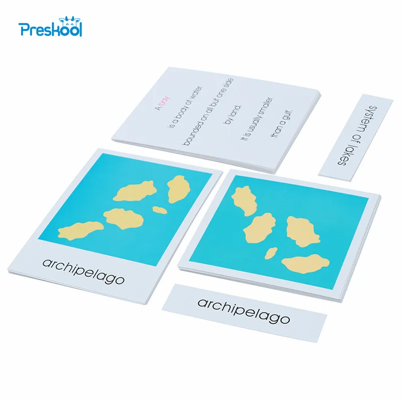 

Baby Toy Montessori Geography Cards Early Childhood Education Kids Toys Brinquedos Juguetes