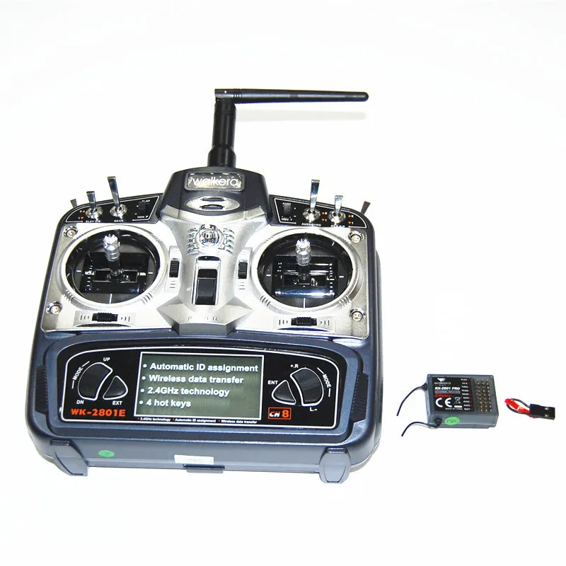 

Original Walkera WK-2801E 8CH 2.4GHz Digital Radio System with RX-2801 PRO Receiver