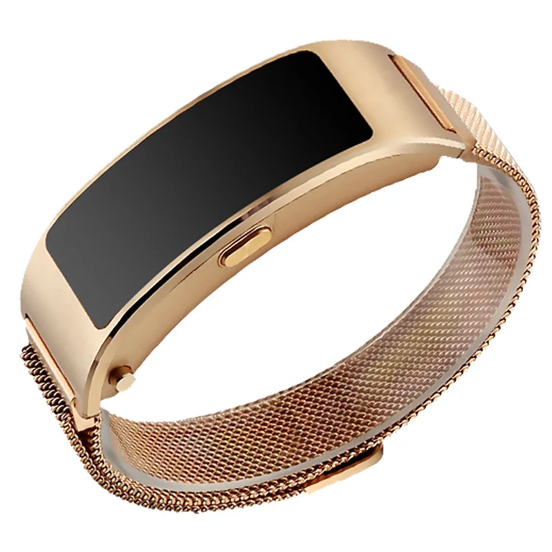 

Milanese Loop Strap Steel Watchband Veryfit Watch Band 16mm Watch Strap For Huawei B3 Magnetic Watch Belt