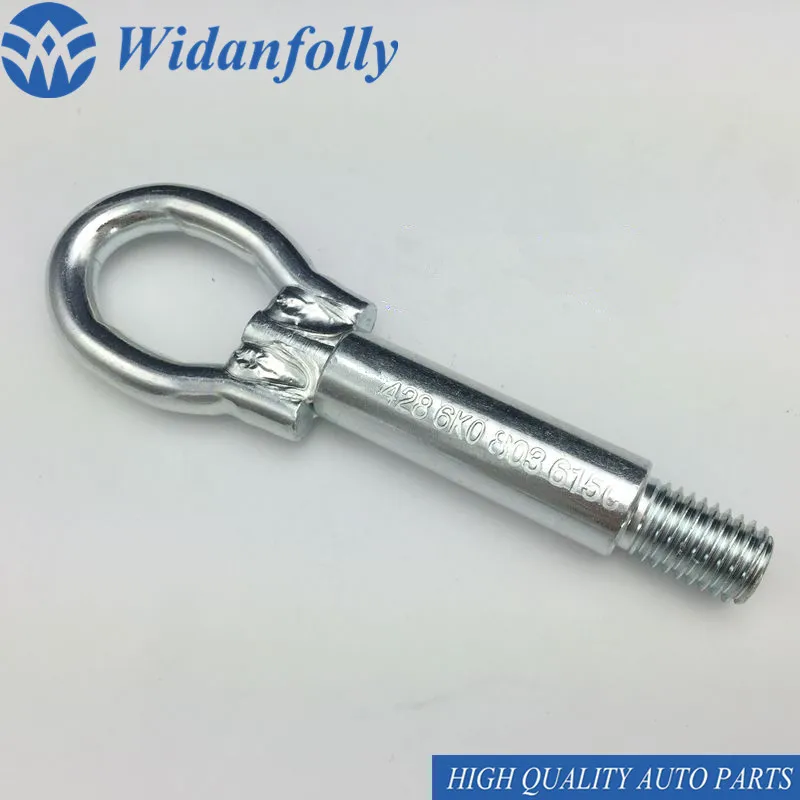 

Widanfolly Metal Trailer Hook Steel Towing Hauling Catch for Polo 2002-2015 Santana 3000 Vista Gol 6K0 803 615 C 6K0803615C