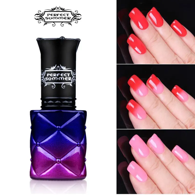 

Gel Nail Polish Change Color 205 Colors 8ml Leave Color Number UV Thermo Perfect Summer Chameleon UV LED Soak Off Nail Art