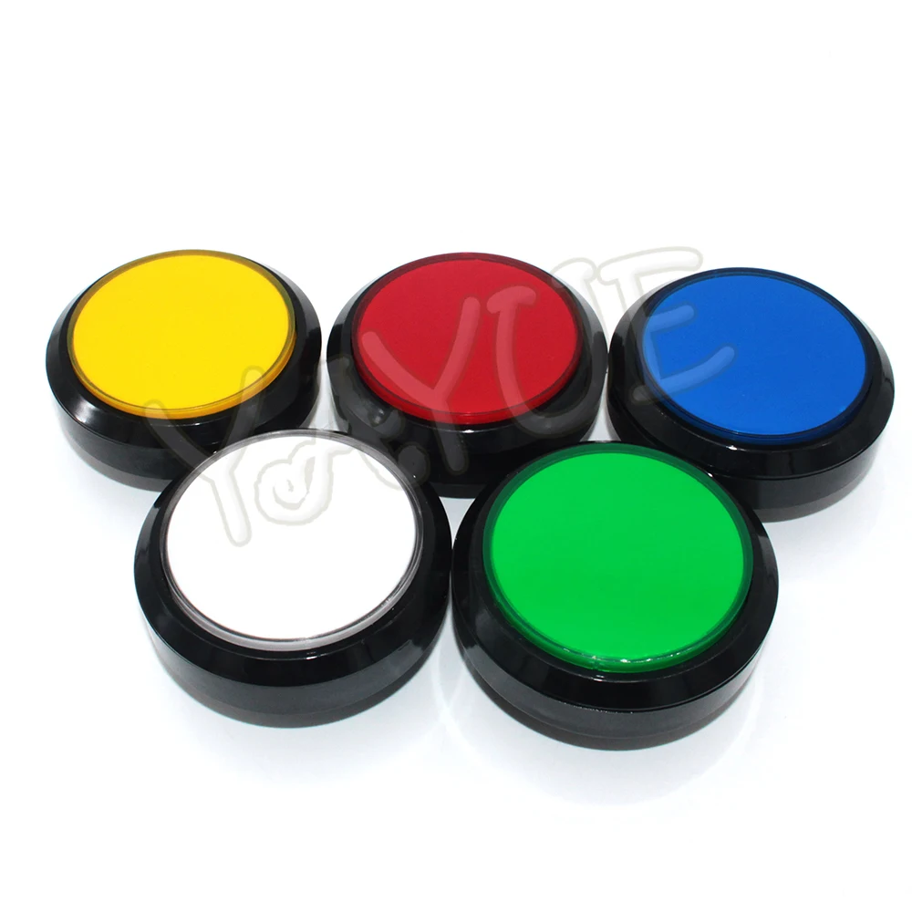 100mm 12 V Rot LED Beleuchtet Arcade Taster Aktionstaster Push-Button DIY