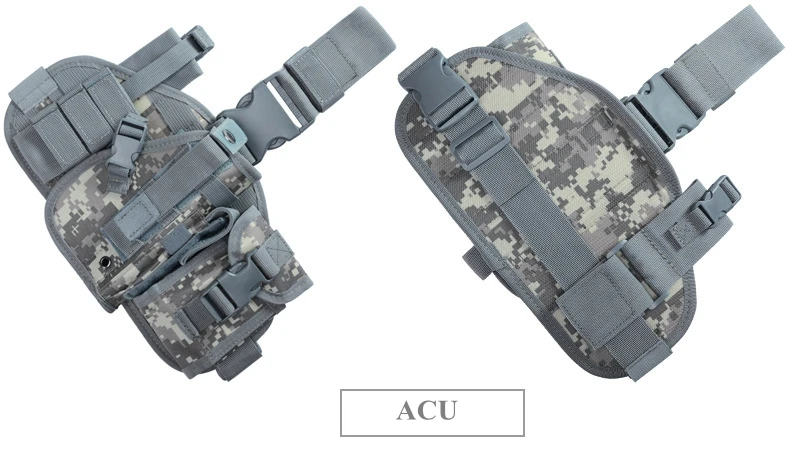 Новая тактическая кобура для пистолета, Охотничья Военная кобура для ног, регулируемая универсальная кобура для пистолета, для охоты на открытом воздухе