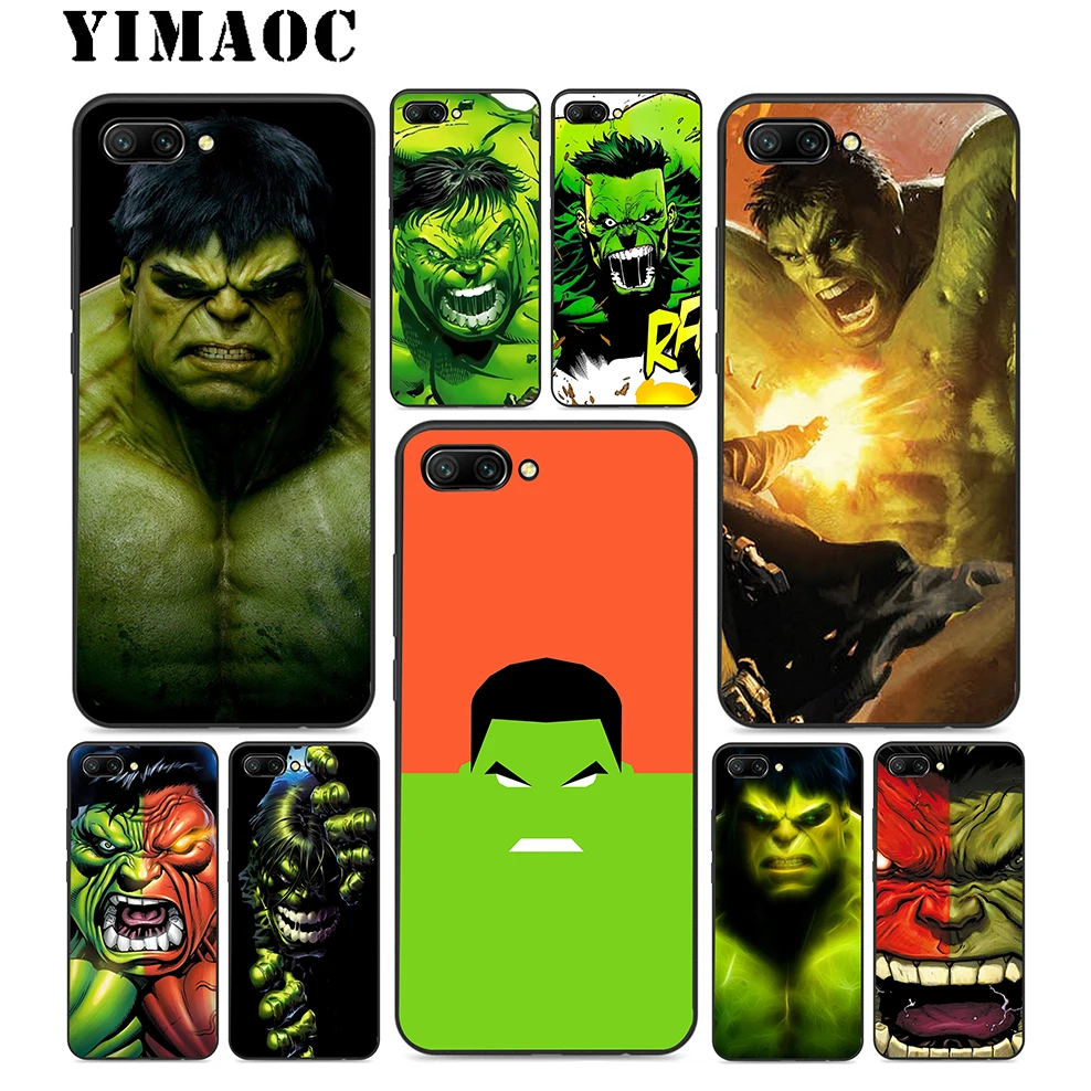 YIMAOC &quotХалк&quot &quotсупергерой Зеленый силиконовый чехол для huawei Honor Коврики 10 P20 P10 P9