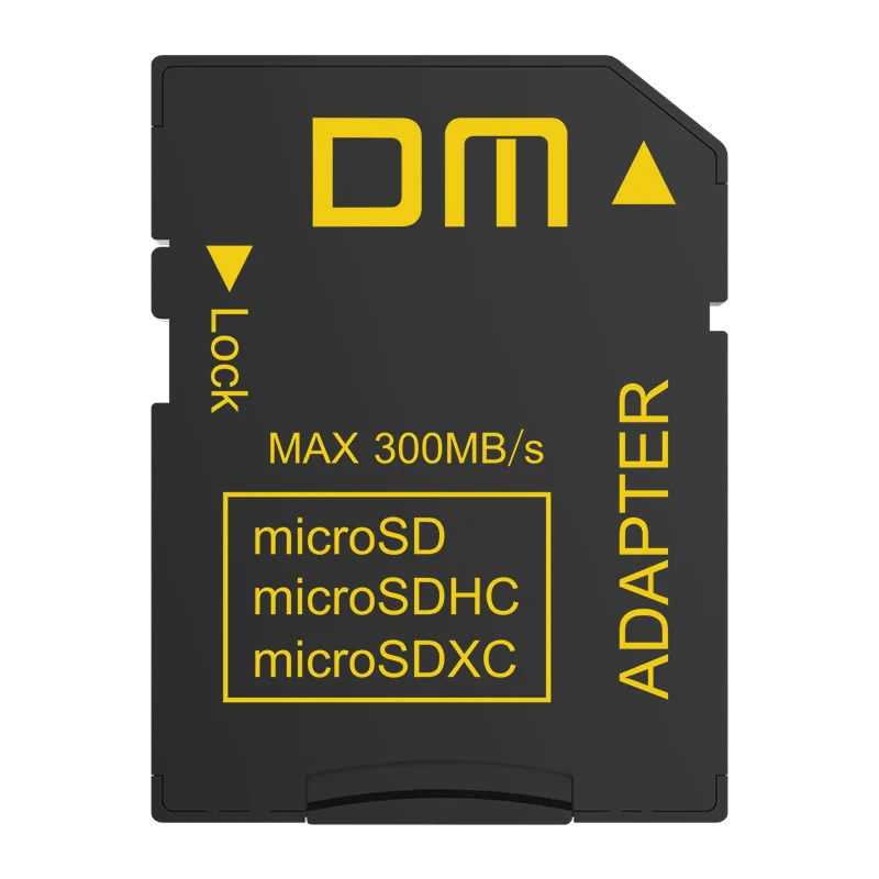 DM SD-t адаптер SD4.0 UHS-IIcomptabile с microSD microSDHC microSDXC скорость передачи данных может до 300 МБ/с./с устройство считывания карт micro sd