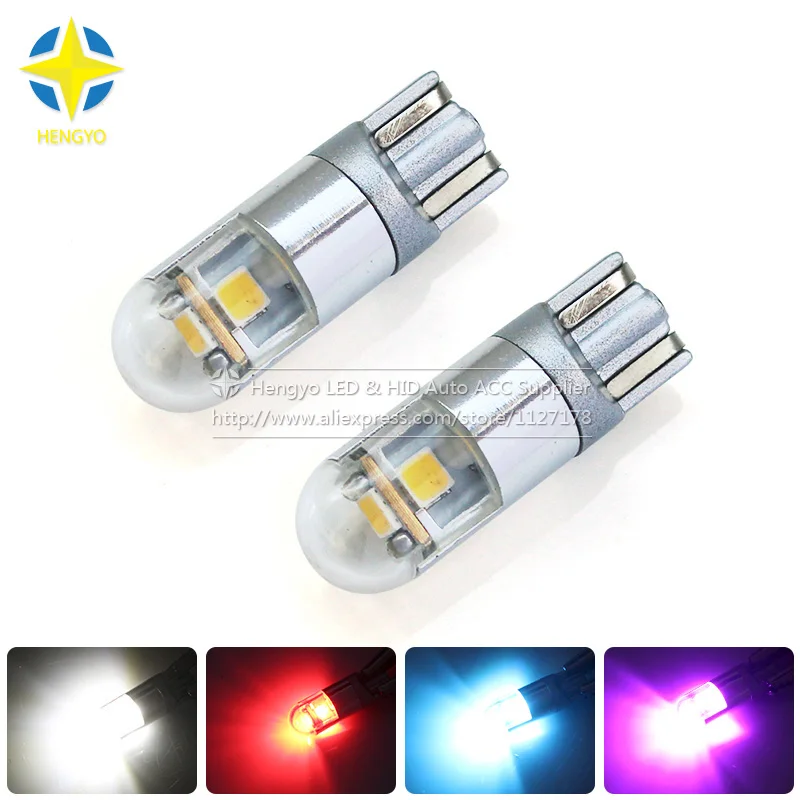 

Wholesale 10PCS T10 3LED 12V W5W Car light 168 194 Turn Side License Plate Light car parking Fog light clearance light