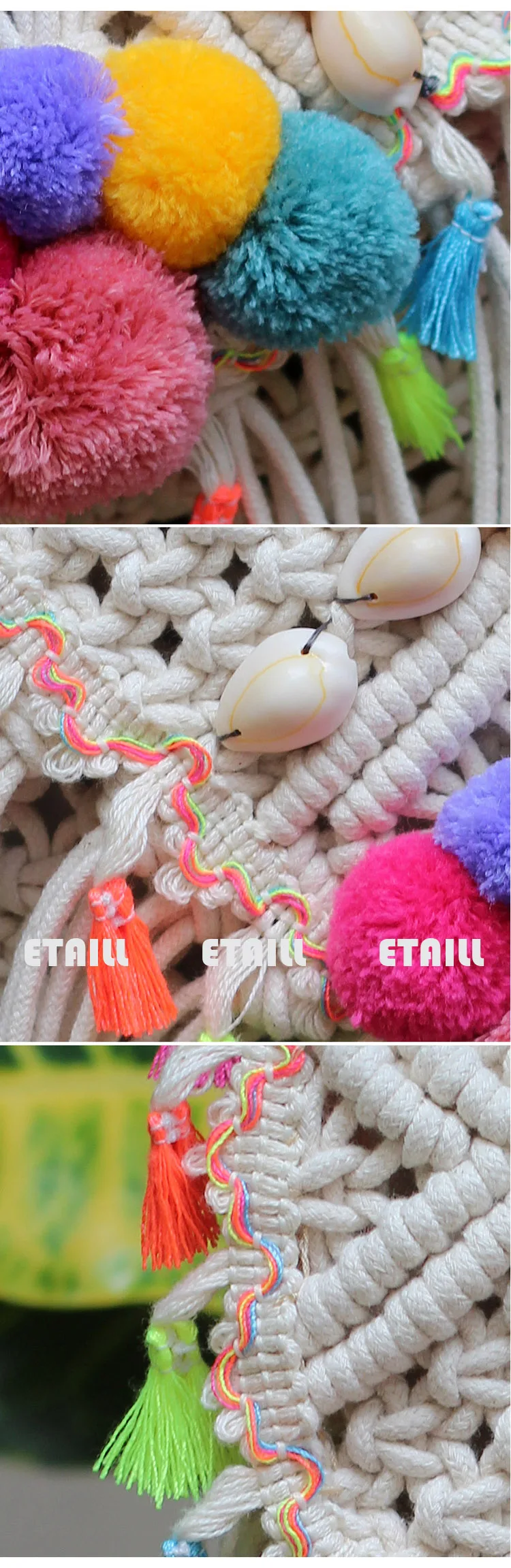 crochet knitting bag