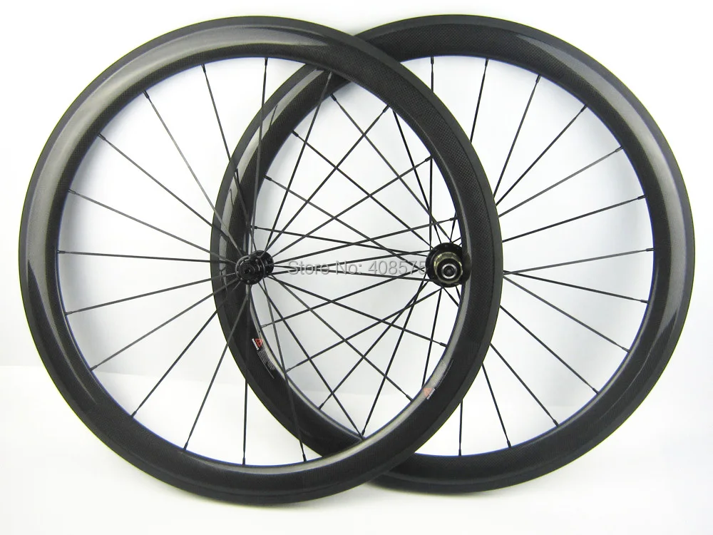 

6 pawls hign end road bike wheel bearing 48 knock,carbon fiber wheel 50mm depth,23mm width 700C cycle wheel
