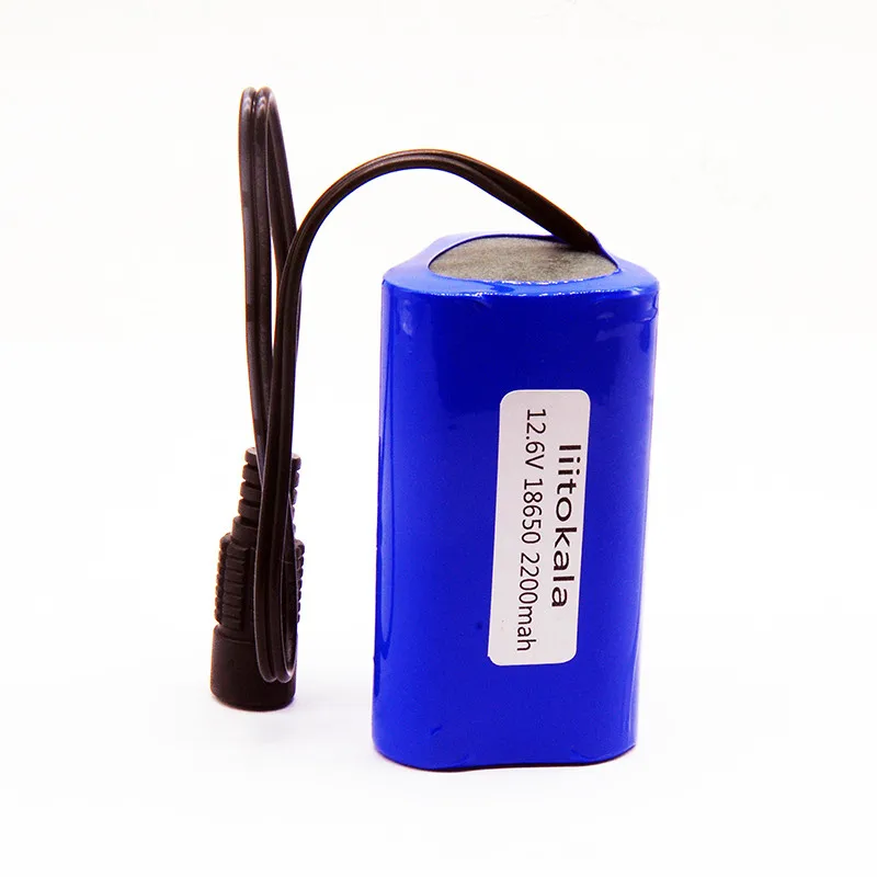 HK LiitoKala 12V 2200mah 3000mAh 6800mah 9800mah 10ah 18650 Li lon DC Супер аккумуляторная
