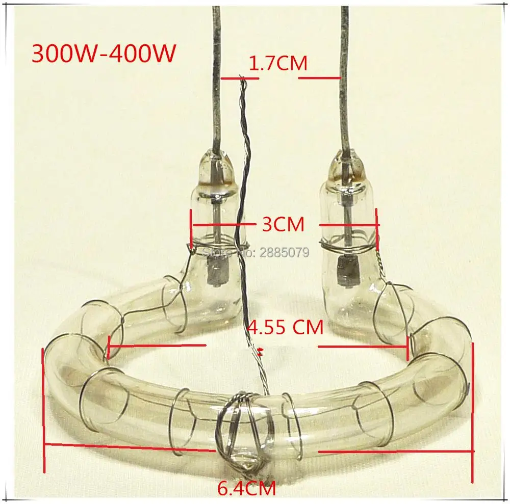 300W 400W 500W 600W Ring Flash Tube Xenon Lamp Flashtube 5500K Repair Part Photo Studio Speedlight Lighting