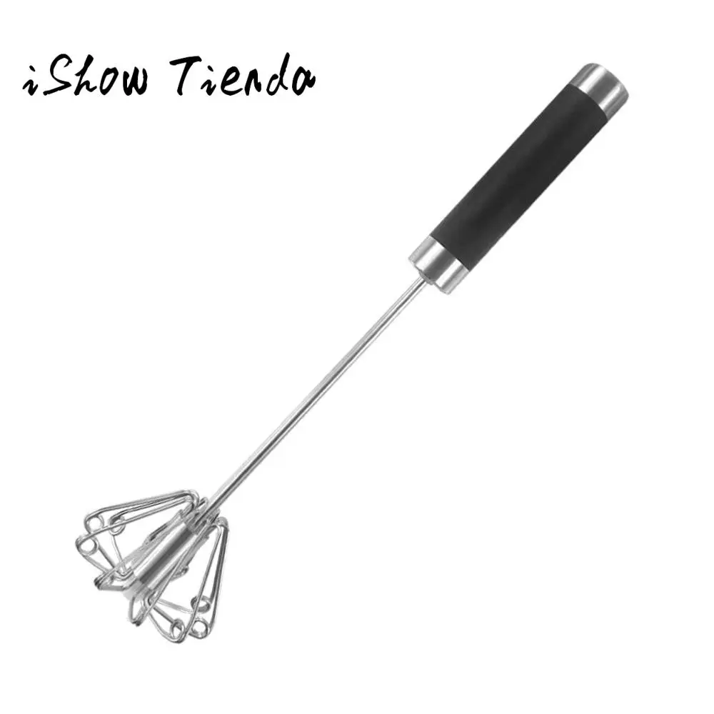 Stainless Steel Semi Automatic Whisks For CookingDecoration25in Egg