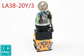 

LA38 20Y3 LA38-20Y/3 LA38-20Y3 Key rotary switch 3 position push button switch