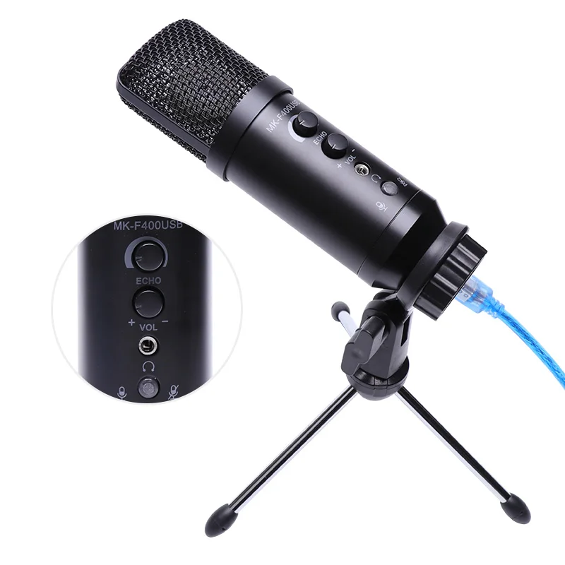Multi function USB Condenser Microphone Studio Professionnel Cardioid