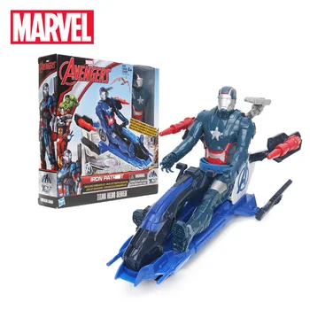 

29cm Avengers 3 Titan Hero Series Iron Patriot Figure with Arc Thruster Jet Vehicle Captain America with Motorcycle MARVEL Toys