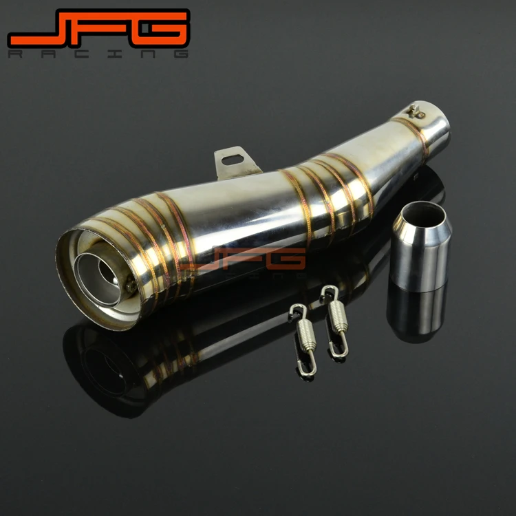 

GP Steel Exhaust Muffler Slip on With Moveable DB Killer For HONDA KAWASAKI SUZUKI YAMAHA KTM Motorcycle Motocross
