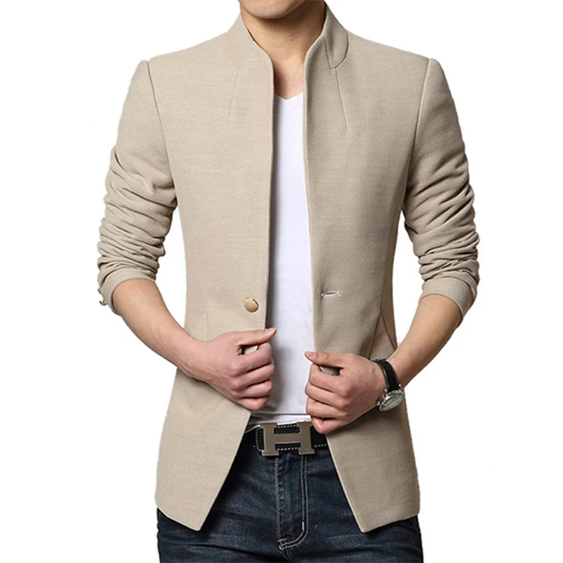 2017 New Measure Men Suit Jacket Casual Men Single reasted Coat Men